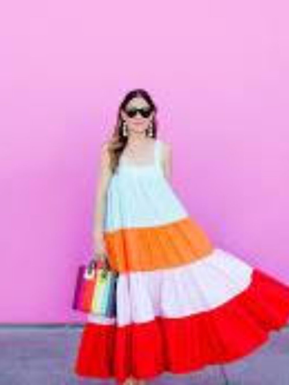 MDS Wyatt colorblock Dress - Picture 9 of 9
